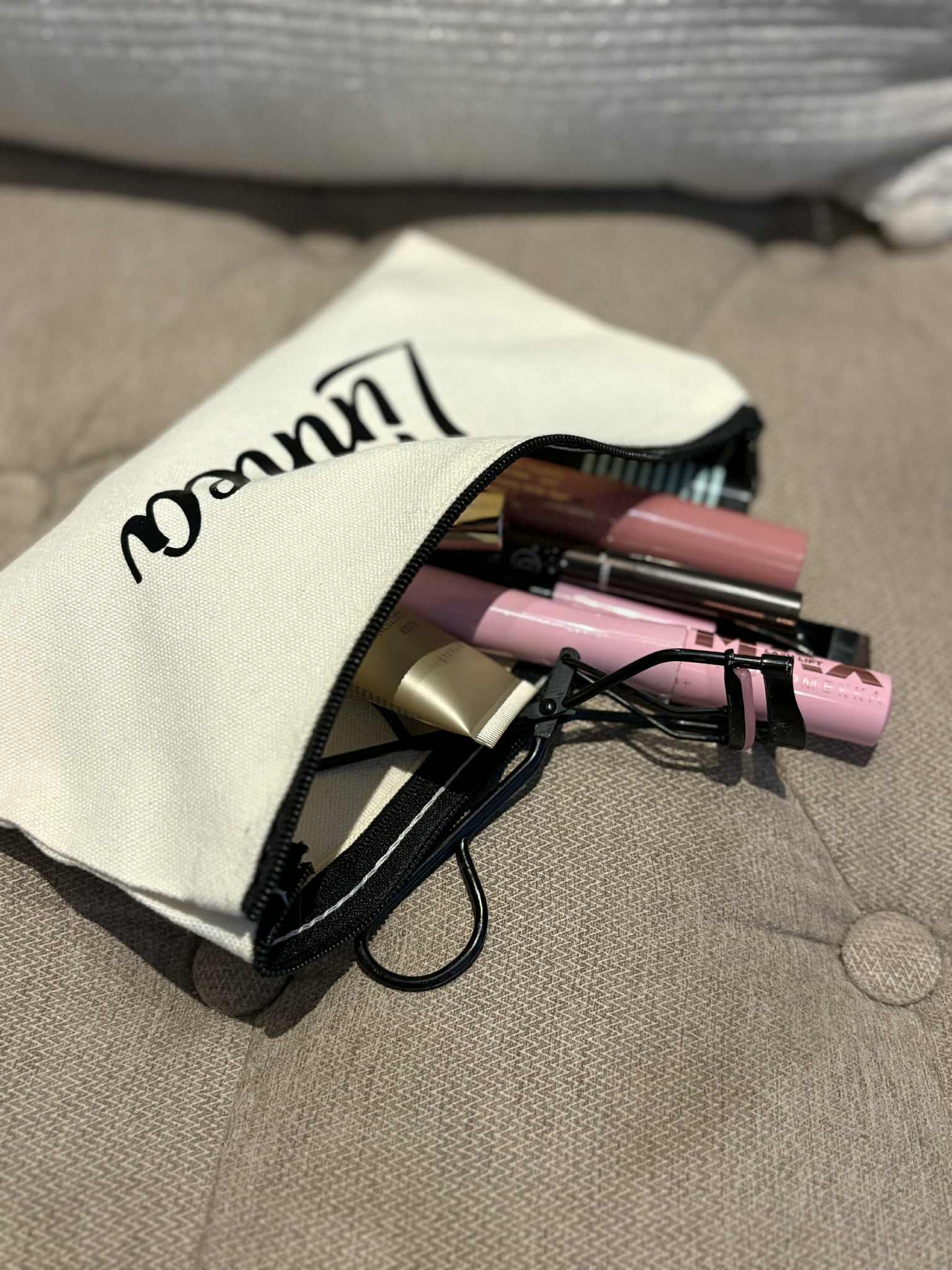 Sminke veske / pennal med personlig navn