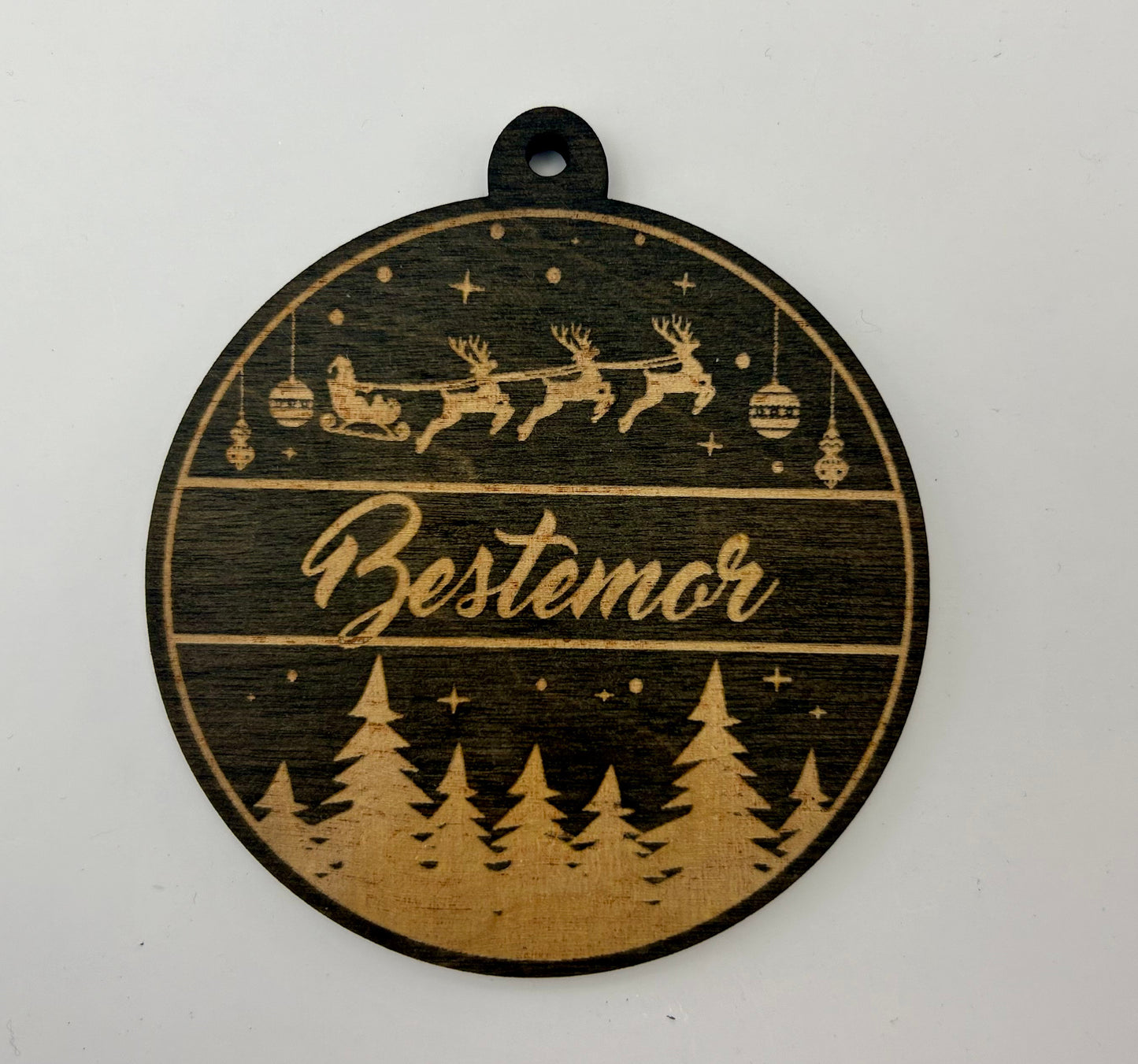 Julekule med personlig design